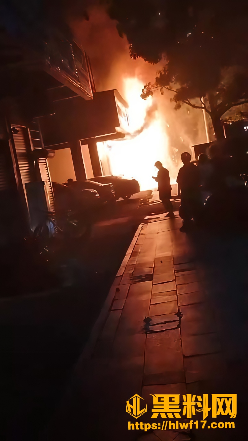 福建漳浦电动车门店火灾3