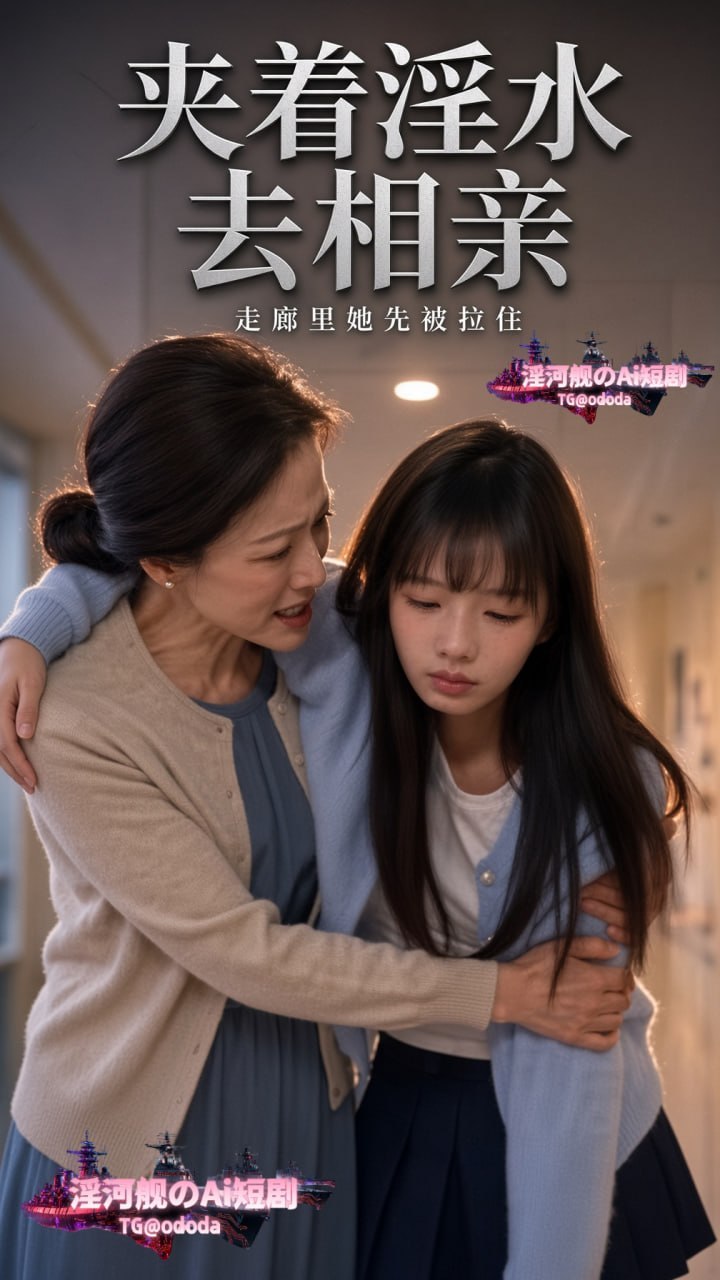 AI成人短剧 夹着淫水去相亲 第6集 禽兽父亲当面侵犯女儿并强压母亲