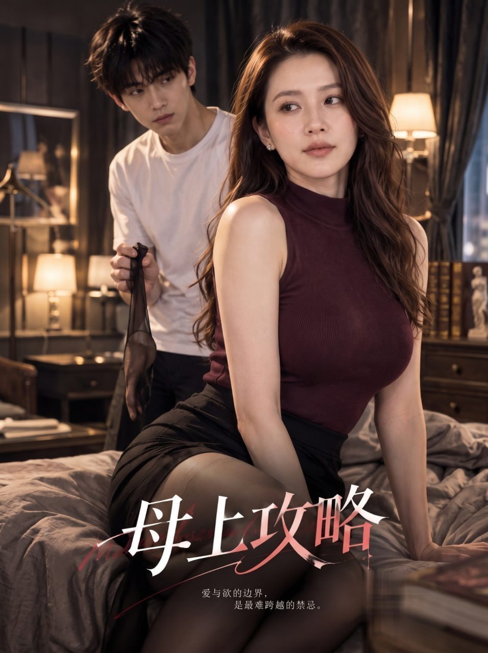 AI成人短剧 母上攻略 第10集 熟女少妇肉欲横流的白虎穴诱惑