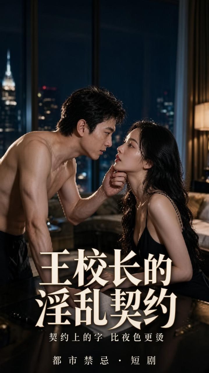 AI成人短剧 王校长的淫乱契约 2-5 办公室内的权力博弈演变为激烈的肉体缠斗