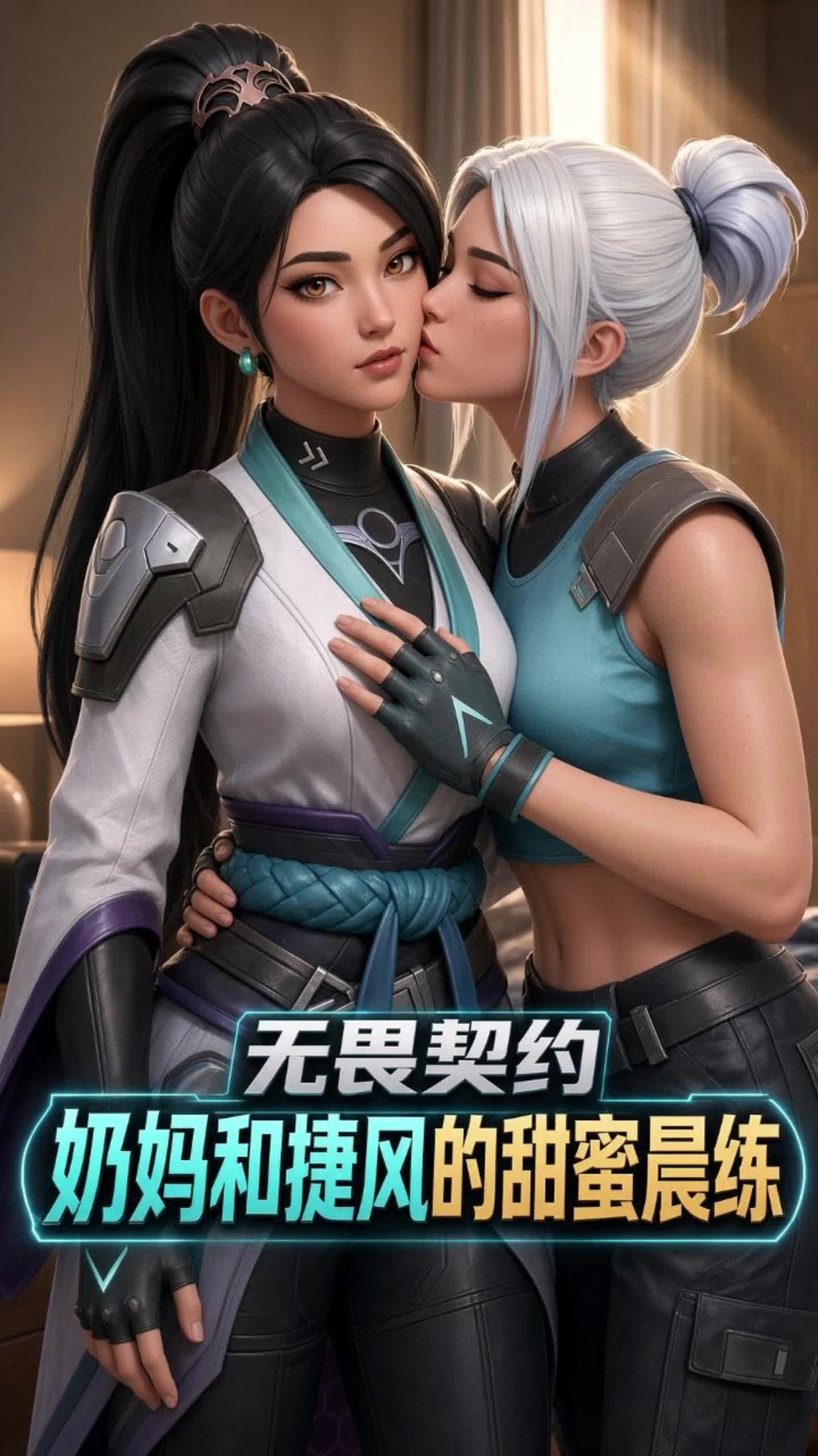 Плакат для 无畏契约-奶妈和捷风的甜蜜晨练