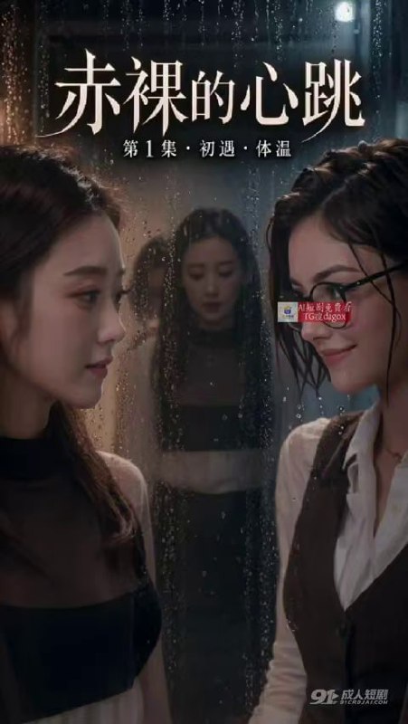 AI成人短剧 赤裸的心跳 1-2 狭小储物室内淋雨女子与画廊管理员的肉欲碰撞