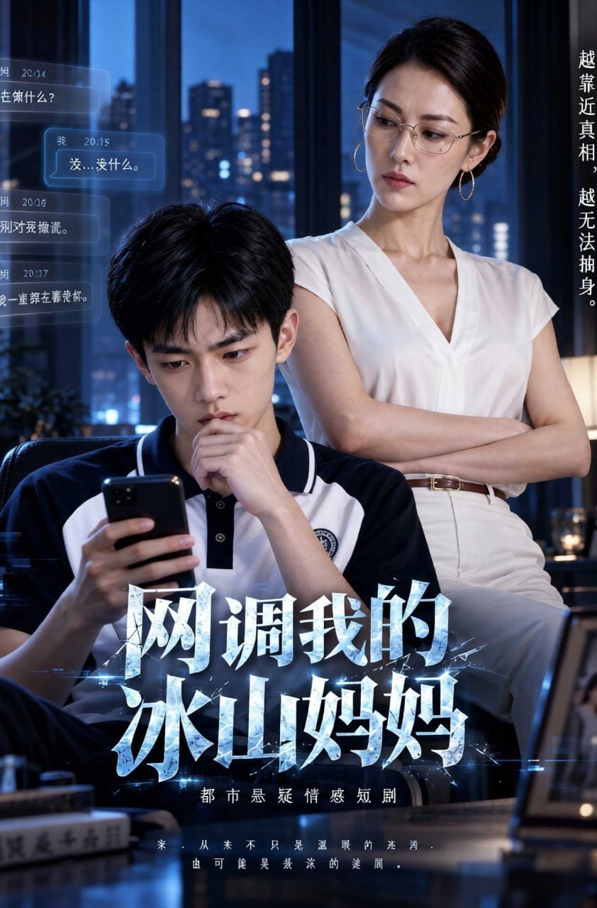 AI成人短剧 网调我的冰山妈妈 第6集 高冷CFO母亲深夜沦为儿子胯下的卑微玩物