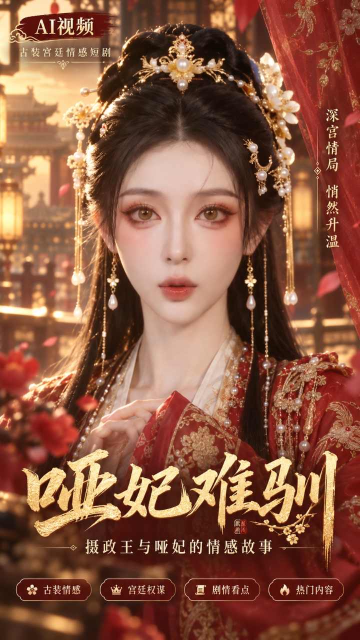 哑妃难驯 摄政王调教 哑妃 포스터