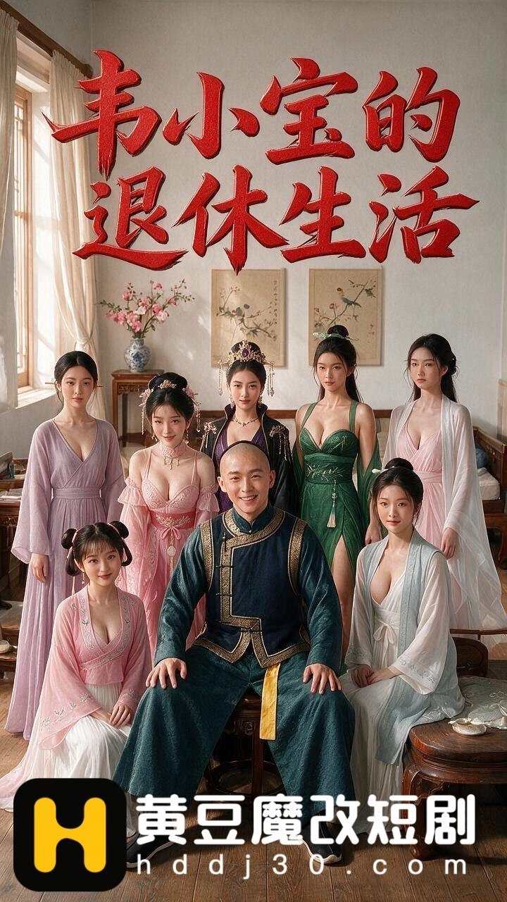 AI成人短剧 韦小宝的退休生活 第1集 甩掉官帽回归后与七位娇妻沉溺宫廷爱欲