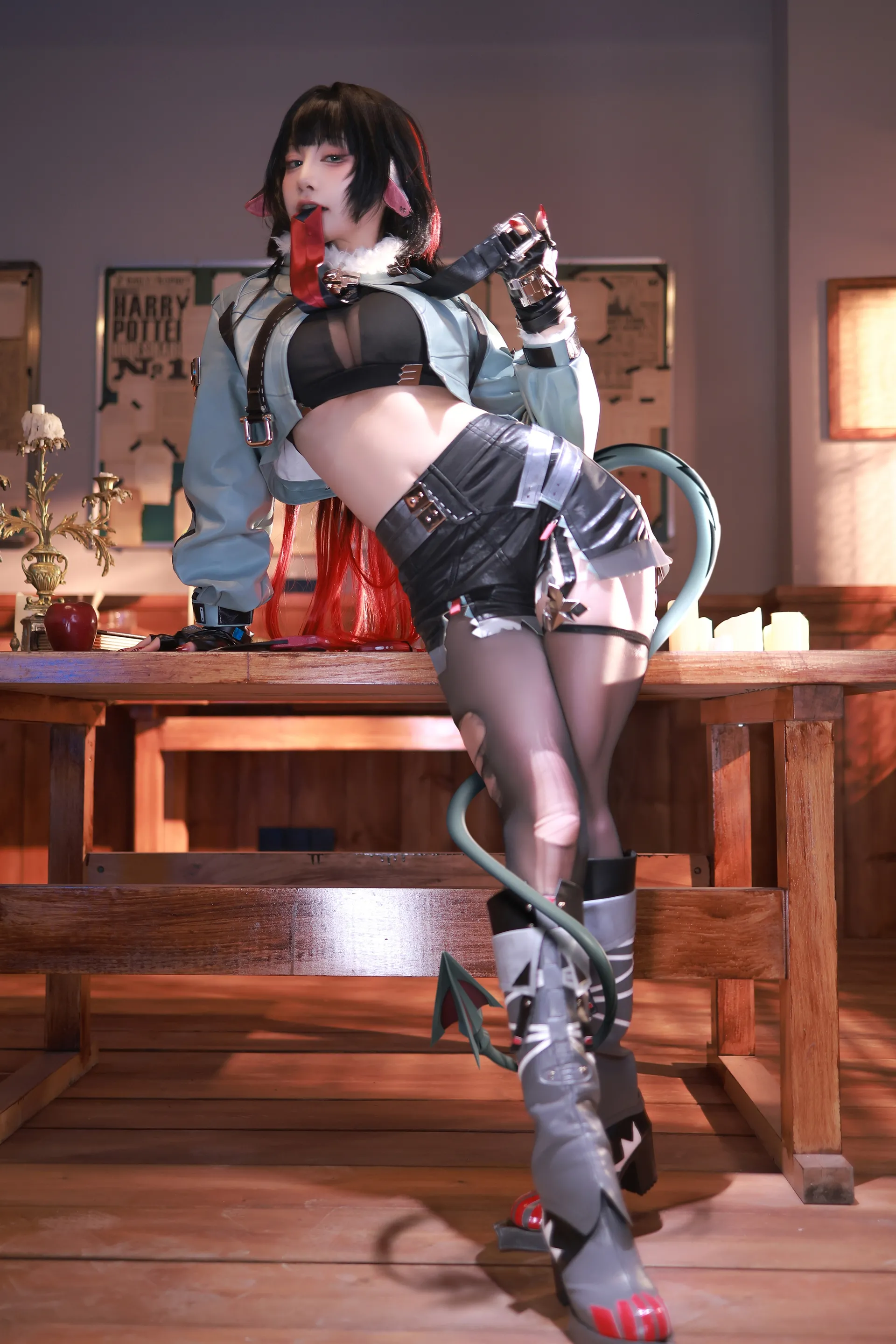 水淼_Aqua_cosplay_Jane_Doe_-_Zenless_Zone_Zero のポスター