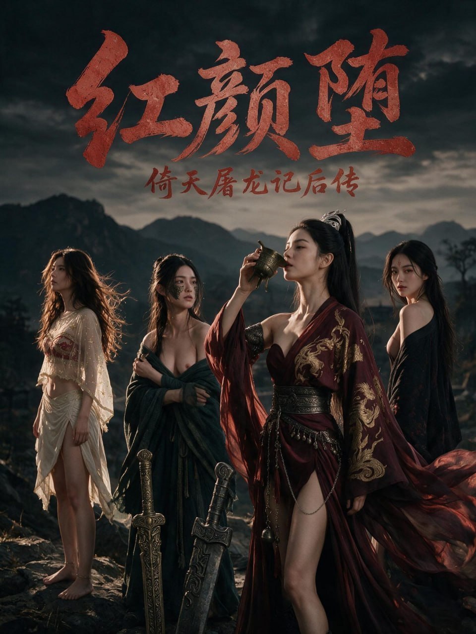 AI成人短剧 倚天屠龙记后传红颜堕 第2集 张无忌成婚大喜日周芷若现身搅乱情欲