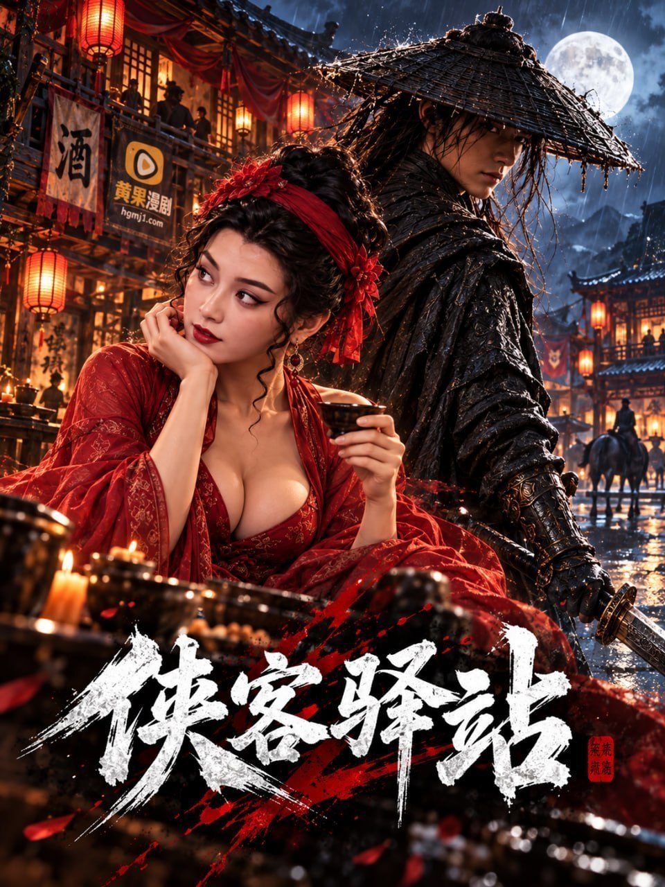 AI成人短剧 侠客驿站 1-2 孤悬在外的神秘客栈不同欲望的激情交合