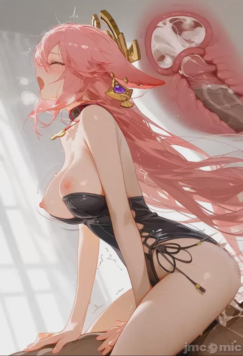 [AI Generated][QAQ] Yae Miko [Genshin Impact] 第1话, страница 112