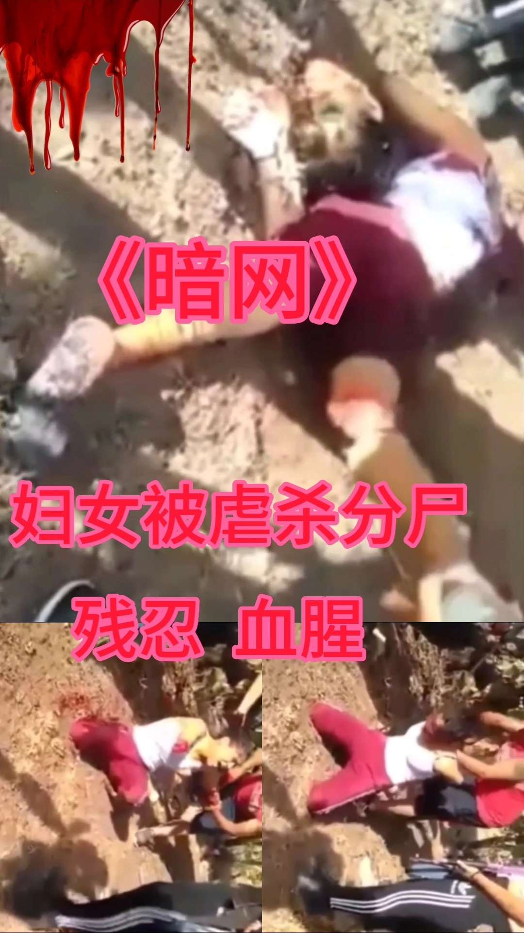 活生生的妇女下一秒就变成了肉块，太残忍了 のポスター