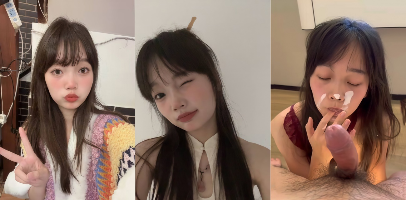 极品高颜值嫩妹 苏口雅 开房自拍生活照反差大屌抹酸奶口交吞精！