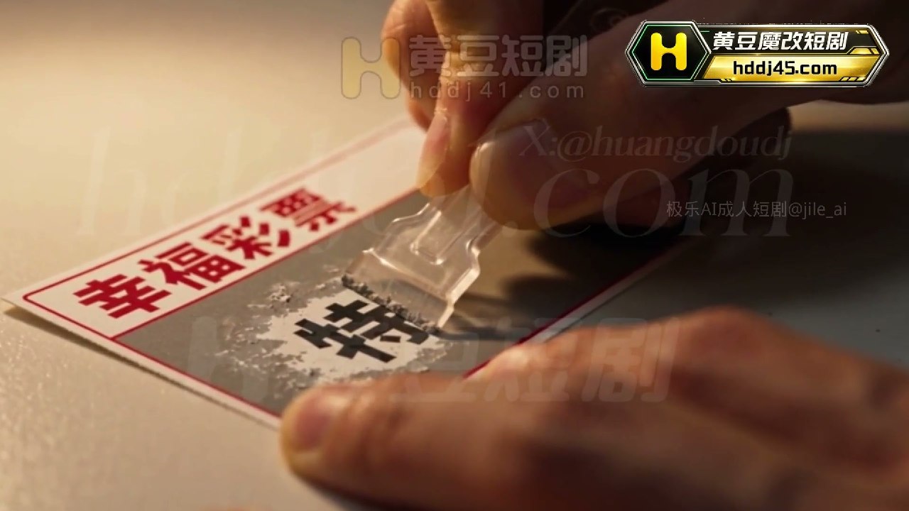 AI成人短剧 性福彩票店 第2集 刮中特等奖后巨乳店员主动献身诱惑