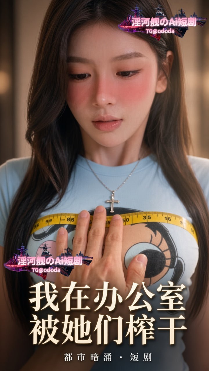 AI成人短剧 我在办公室被她们榨干 第6集 测量工作服尺寸引发职员间的肉欲博弈