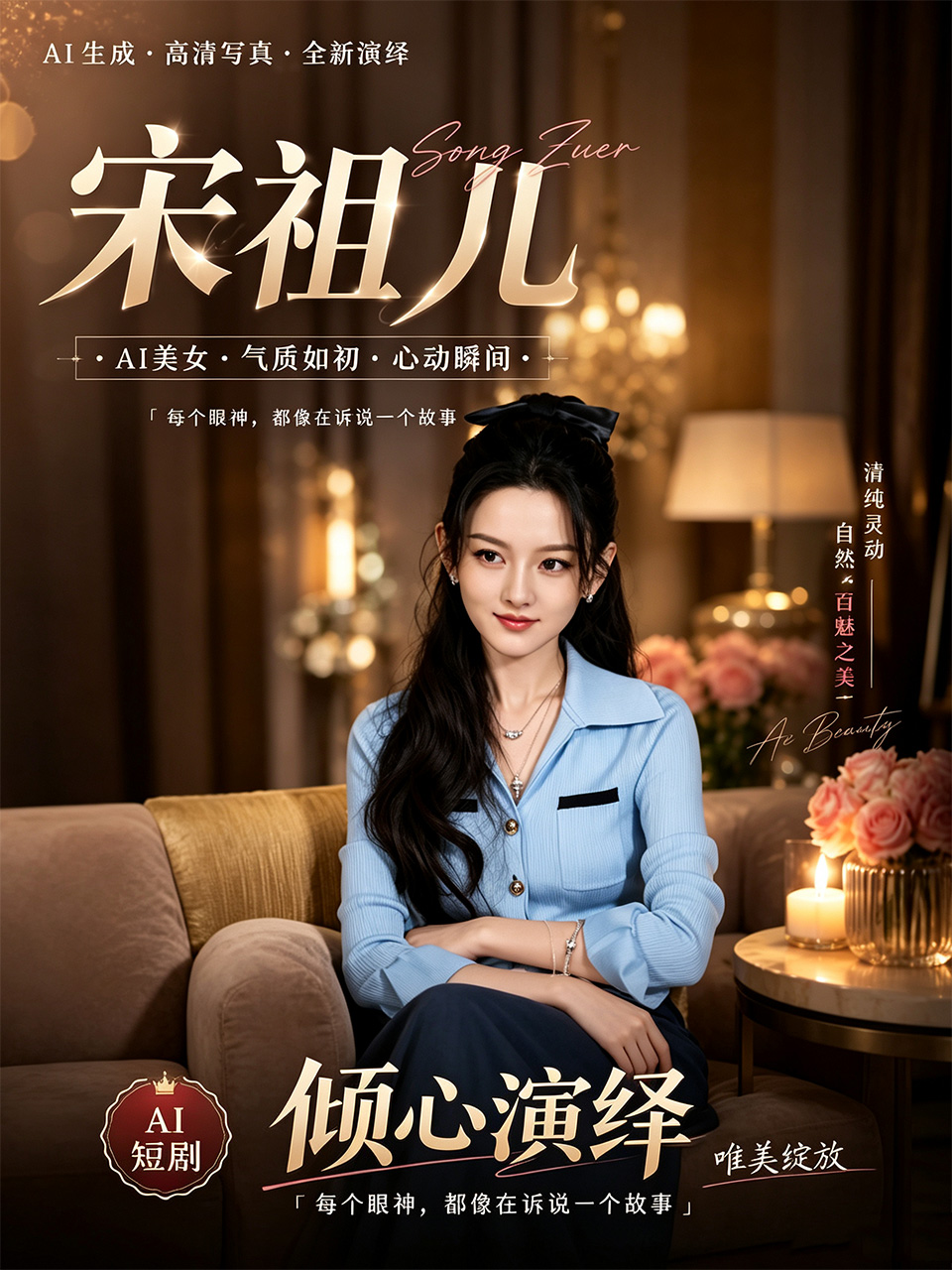宋祖儿 从小哪吒长大后变成床上最浪乖乖女 现在特别想被你狠狠欺负一起互动看看吧 PMV ai短剧