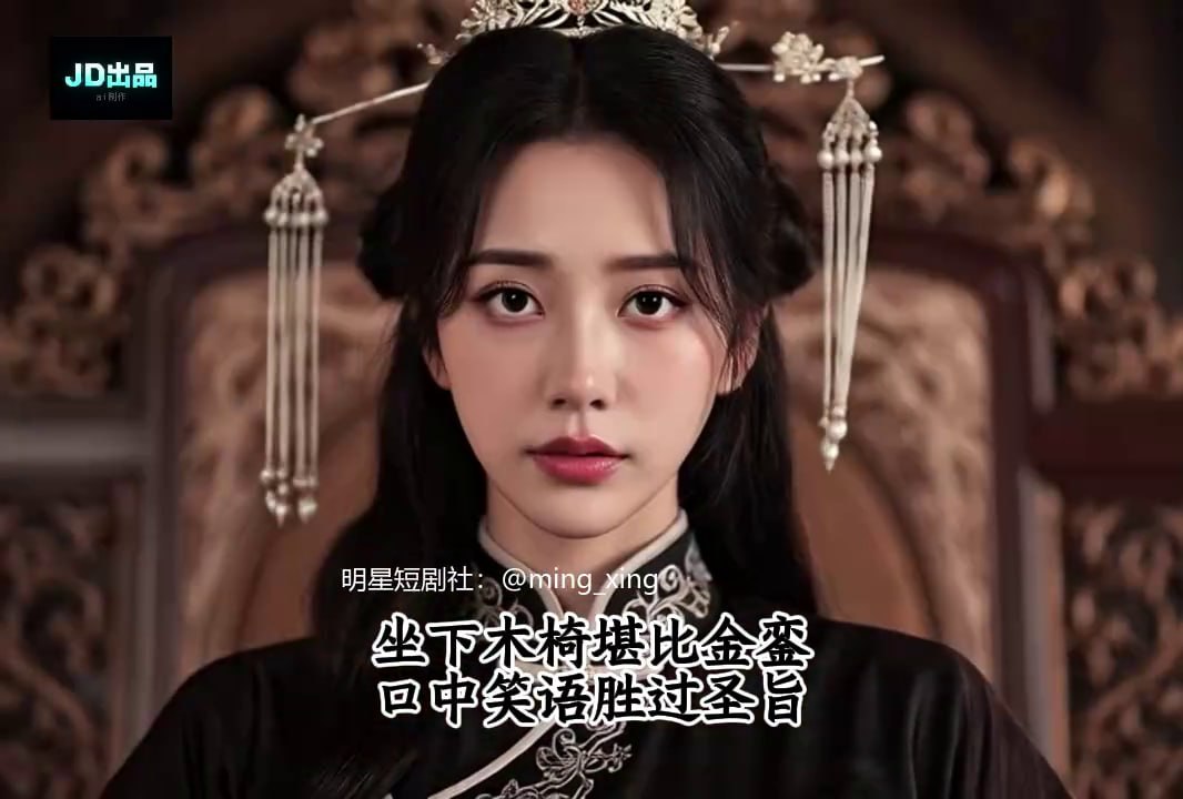 AI成人短剧 后宫艳照系统 高冷娘娘在龙椅上沦为承欢肉器