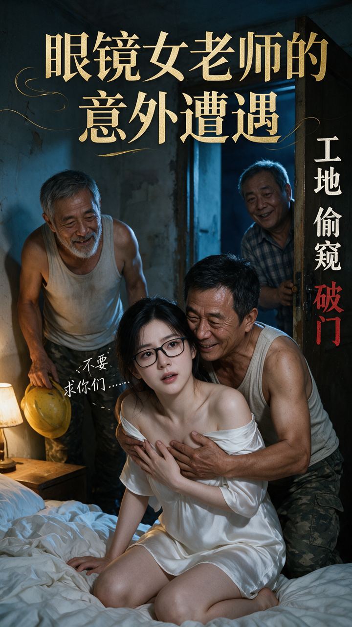 AI成人短剧 眼镜女老师的意外遭遇 3-5集 极品女教师浴室遭偷窥后被数名老者轮番侵犯