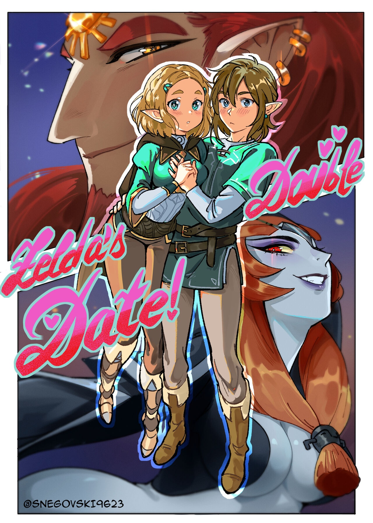 （美漫）Zelda's_Double_Date_-_Snegovski_-_KingComiX.com のポスター