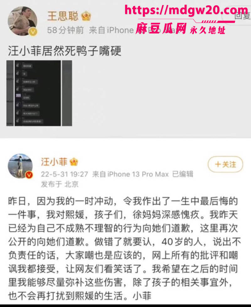 张颖颖连发猛料 汪小菲婚内出轨 在台湾和朋友女儿视频裸聊 聊天记录不堪入目