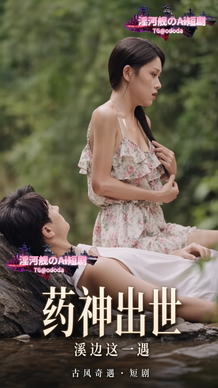 AI成人短剧 药神出世 第1集 痴傻少年落水觉醒神医传承开启逆袭之路