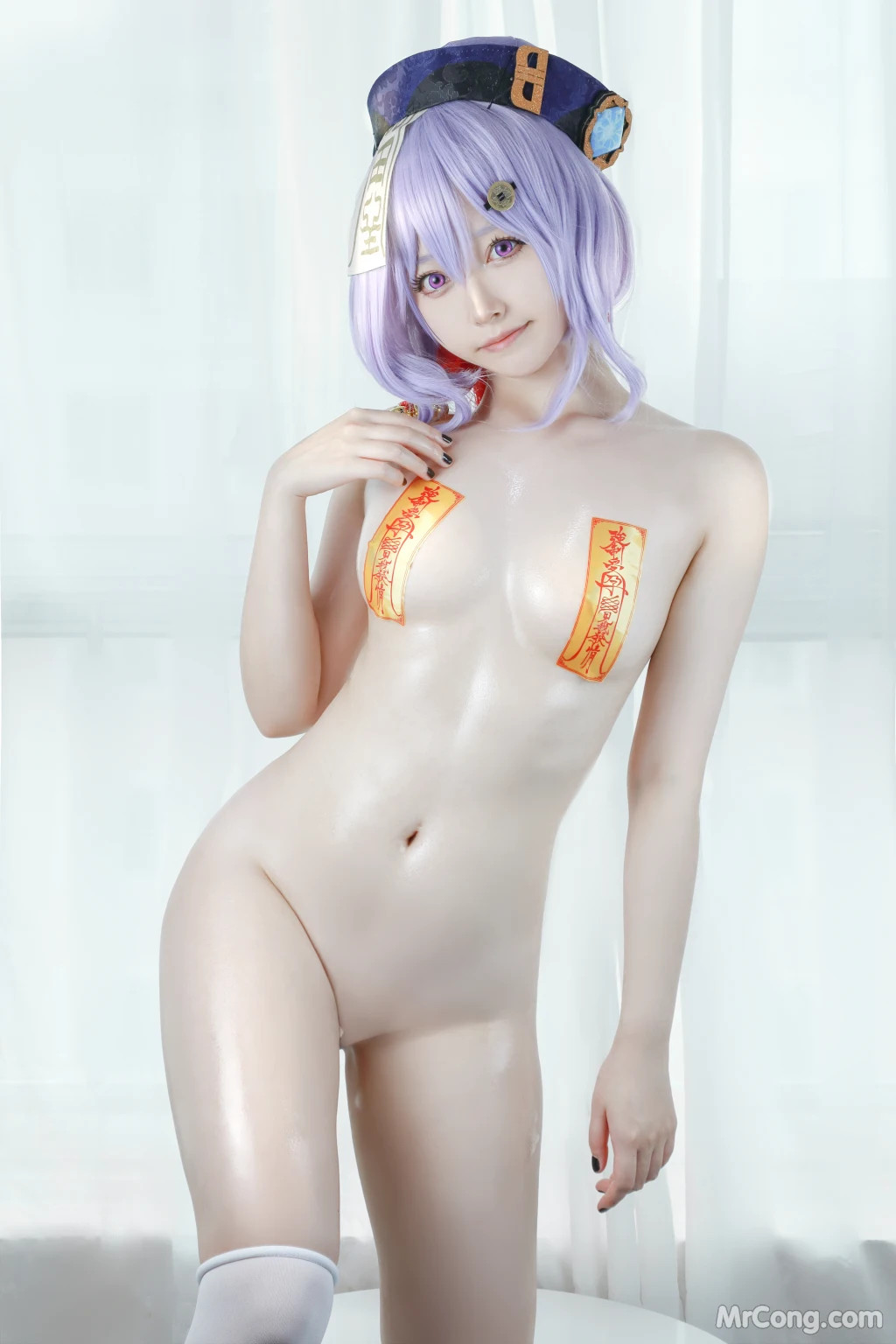 โปสเตอร์สำหรับ Coser@Asagiriai (愛ちゃん): 原神 Qiqi 七七 (35 photos)