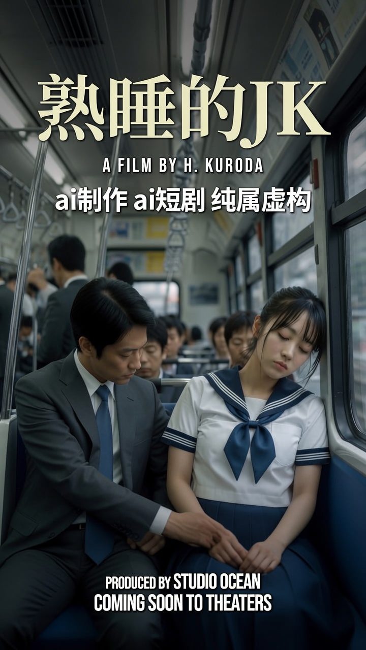 痴汉与熟睡JK 포스터