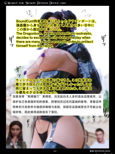 โปสเตอร์สำหรับ [gachidom] G-World for 'Skyrim Devious Device' like #089 Enchanting Quest