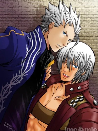 Poster for [HERMIT CRAB (Sengoku Shikamaru)] Image Set [Vergil Uke] (Devil May Cry) [Chinese Translation]