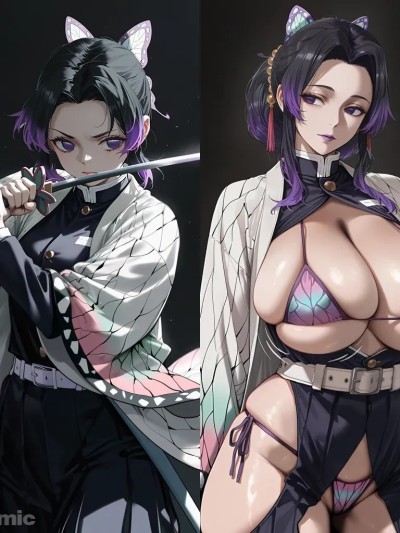 Плакат для 邪恶的蝴蝶忍 [AI Generated]