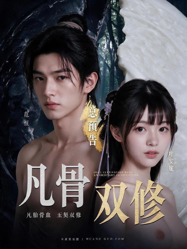 AI成人短剧 凡骨双修 1-4 古代少年意外撞见美女修仙者肉搏双修
