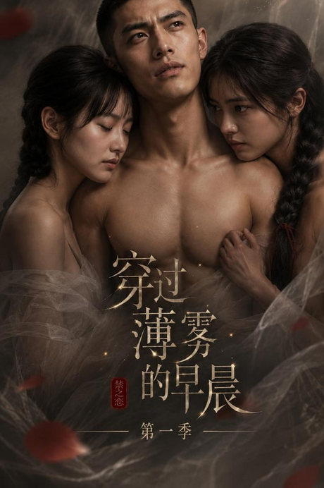 穿过薄雾的早晨