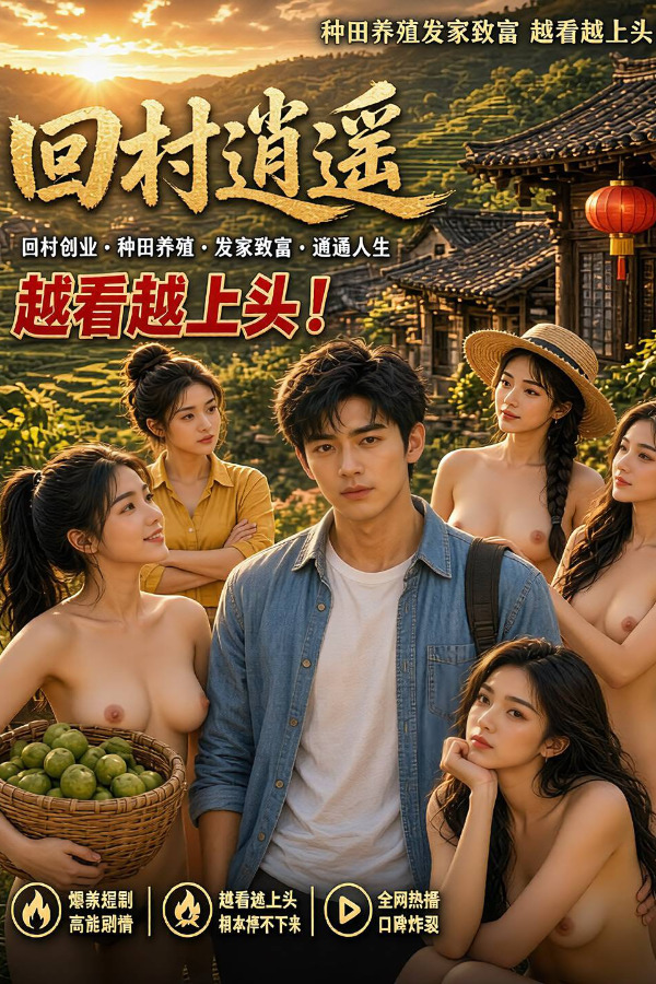 โปสเตอร์สำหรับ 回村逍遥记 AI成人短剧 第1集