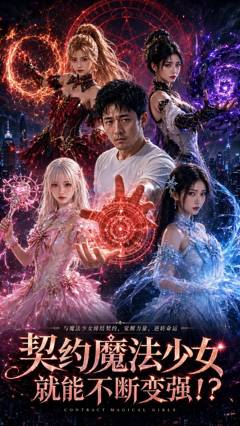 契约魔法少女就能不断变强EP4 のポスター