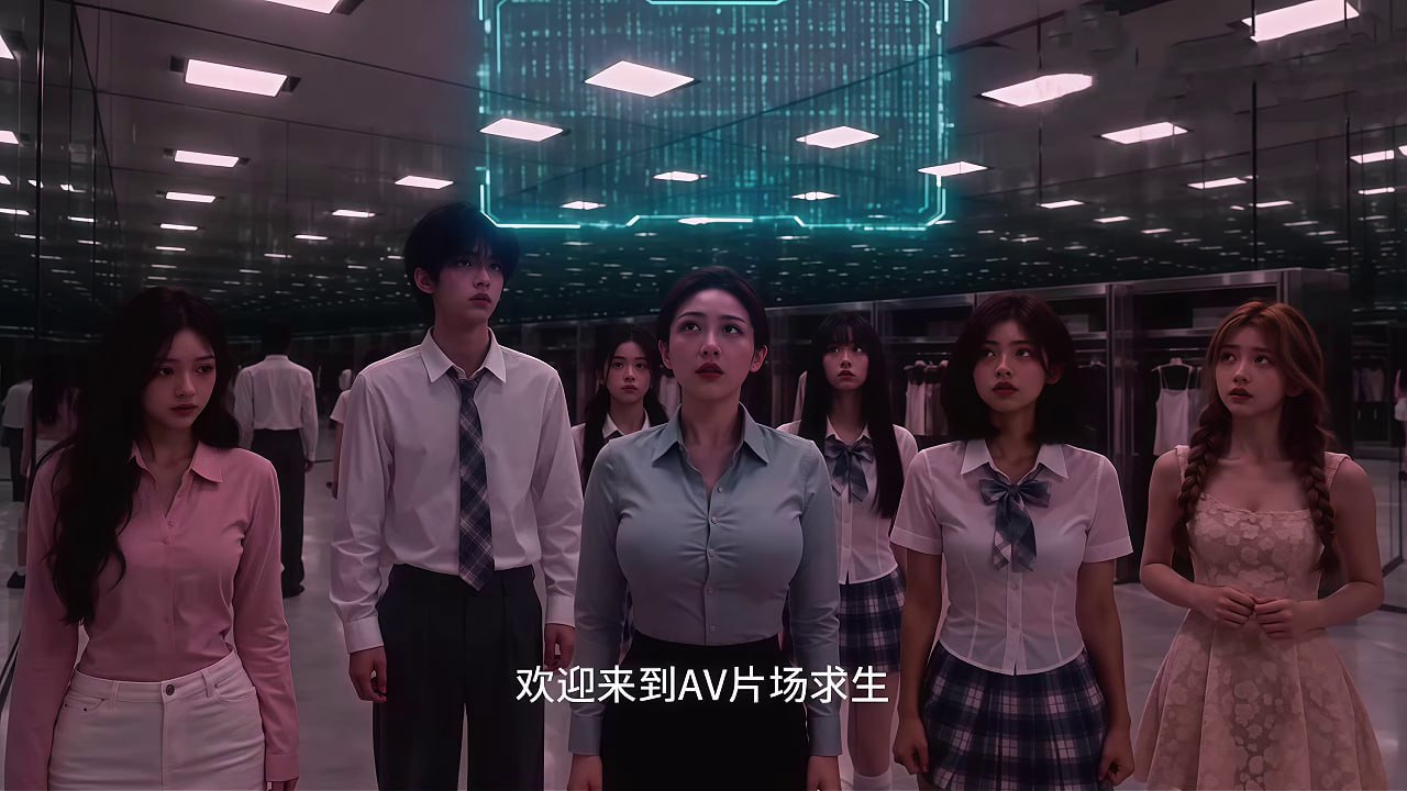 AI成人短剧 全球AV求生 第1集 全新的性欲综艺 肉欲的交欢逃生