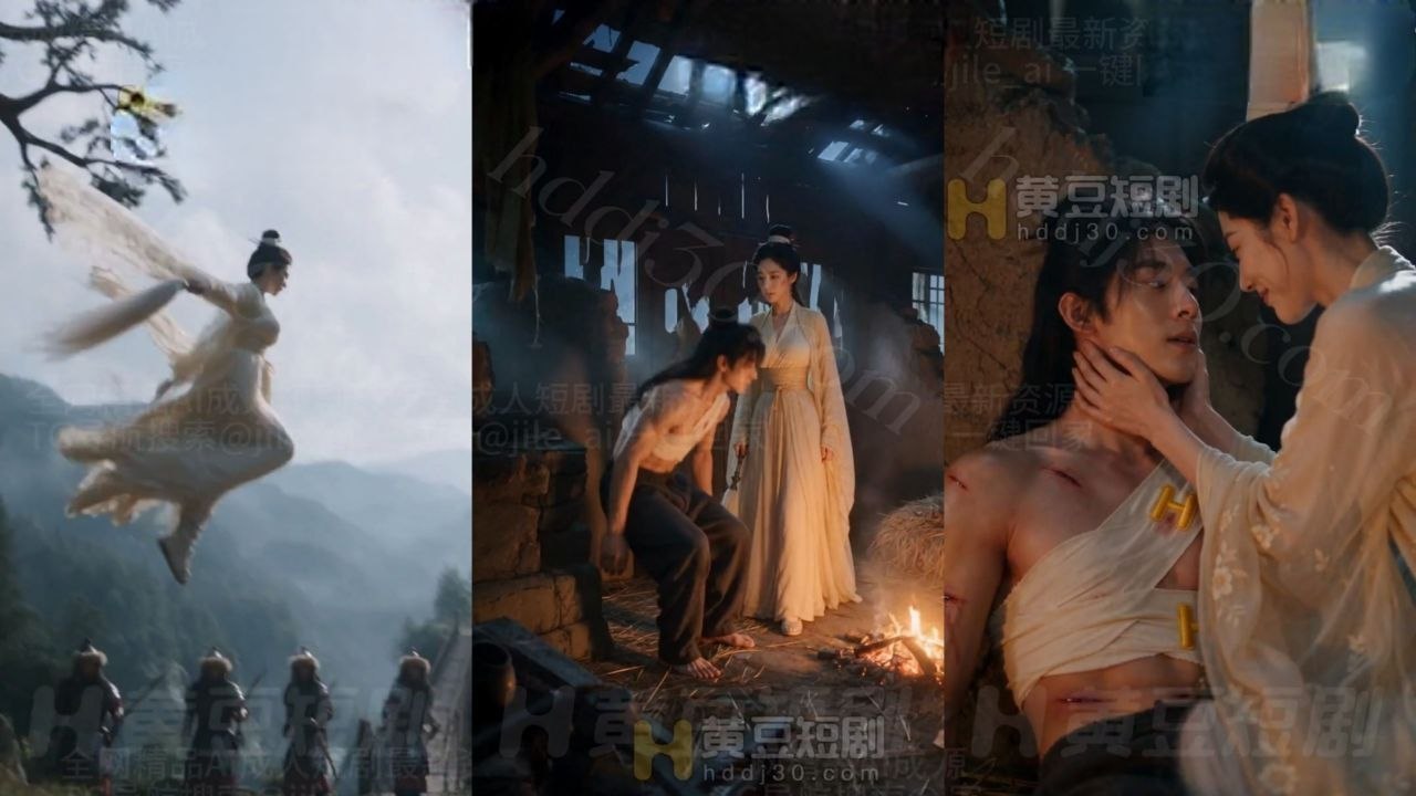 AI成人短剧 重生之征服郭伯母 第26集 尹志平强占小龙女后杨过石室舔穴发泄