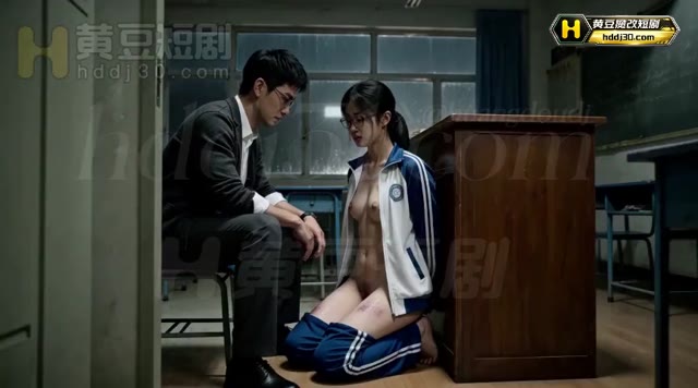 AI成人短剧 笼中雀 第1集 校园朝气蓬勃的青年沦为女教师欲望释放对象
