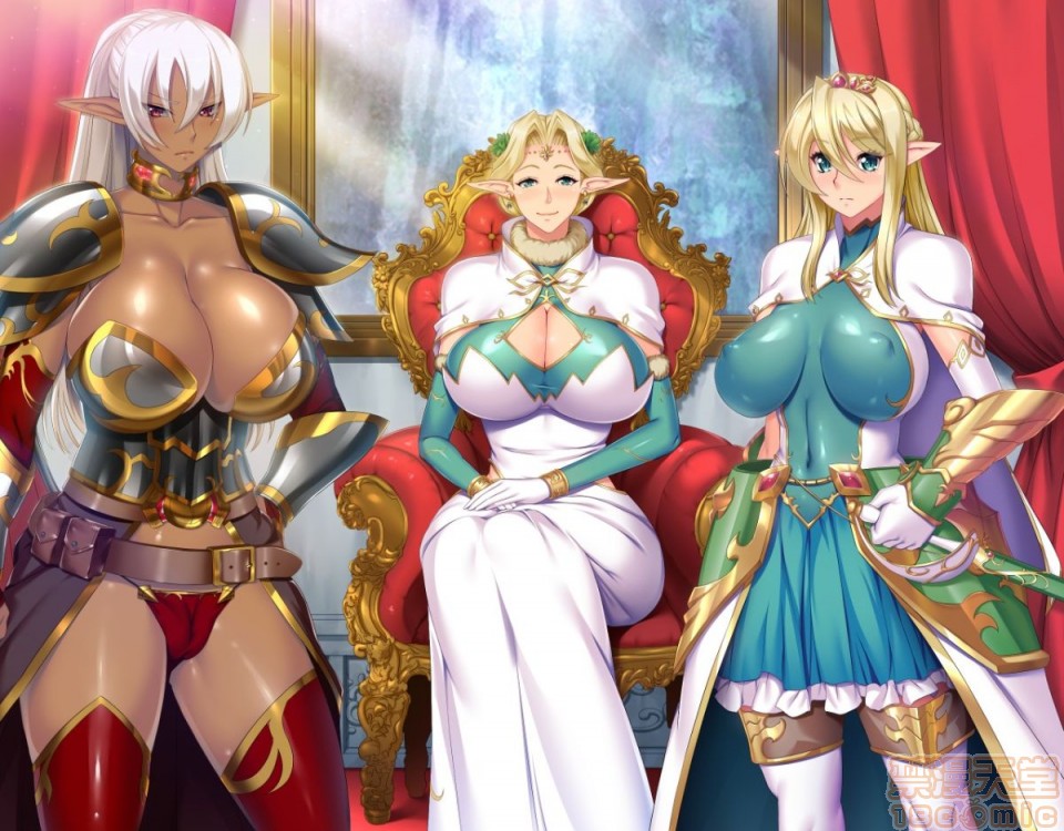 [ルネ] 巨乳エルフ母娘催眠 「はい……人間様のオチ○ポを母娘でしゃぶらせていただきます……」、60 ページ