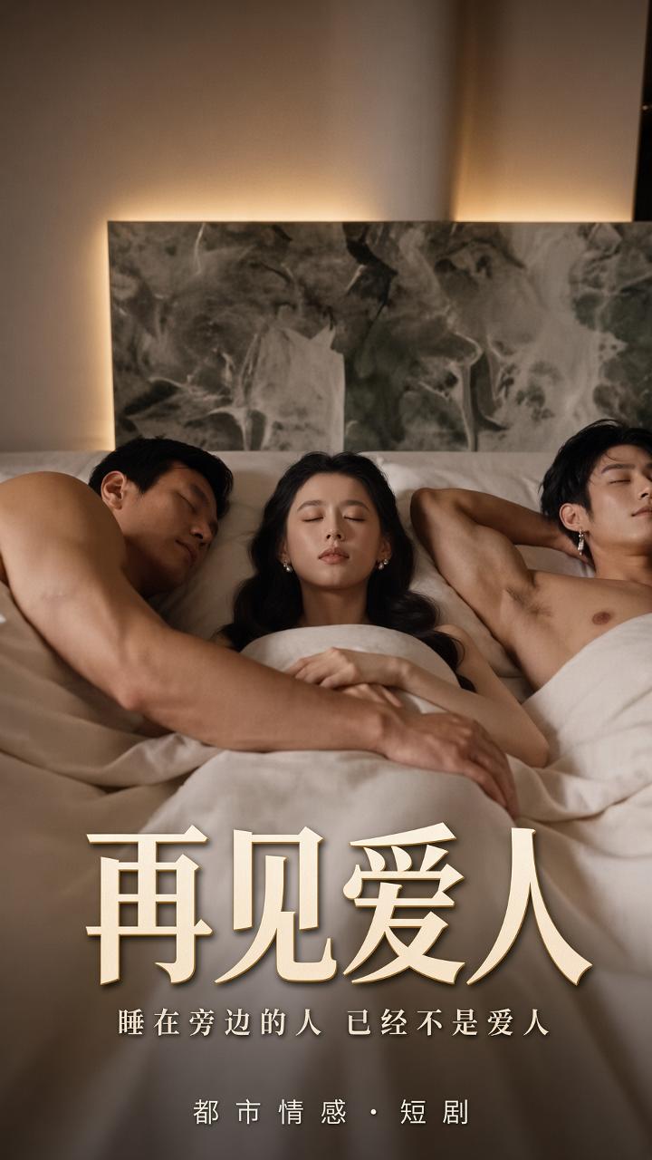AI成人短剧 再见爱人 三人行的旅游之行 妻子在三人同床旅行中主动诱惑丈夫好友却遭遇后门侵犯
