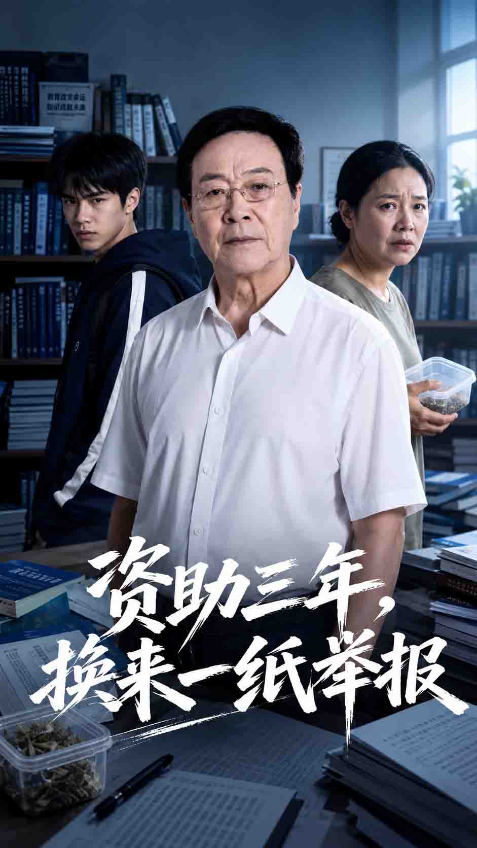 资助三年，换来一纸举报 のポスター